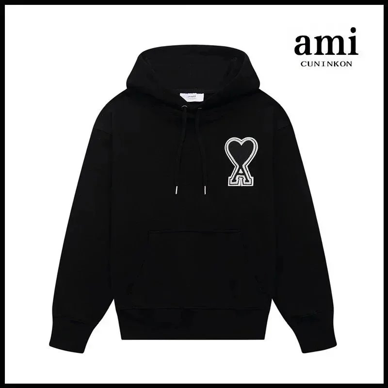 AMI Paris Heart Logo Sweatshirt & Hoodie [40 styles] - High Quality - Thumbnail 9