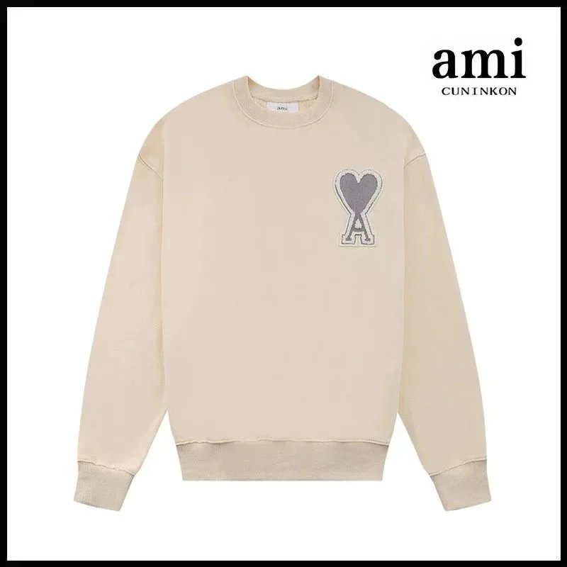 AMI Paris Heart Logo Sweatshirt & Hoodie [40 styles] - High Quality - Thumbnail 12