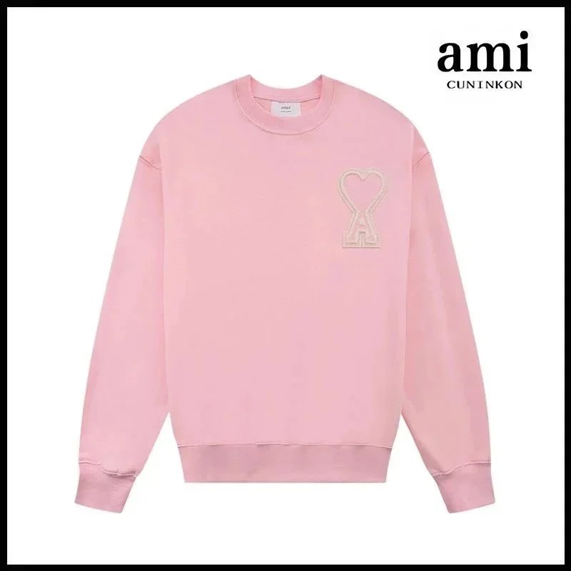AMI Paris Heart Logo Sweatshirt & Hoodie [40 styles] - High Quality - Thumbnail 13