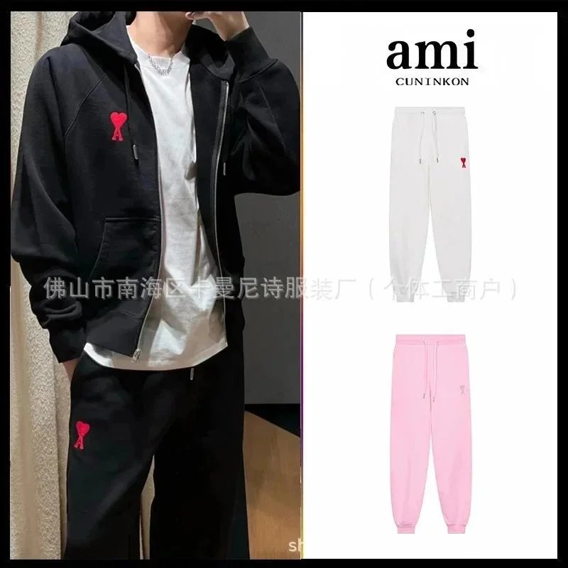 AMI Paris Heart Logo Sweatshirt & Hoodie [40 styles] - High Quality - Thumbnail 4