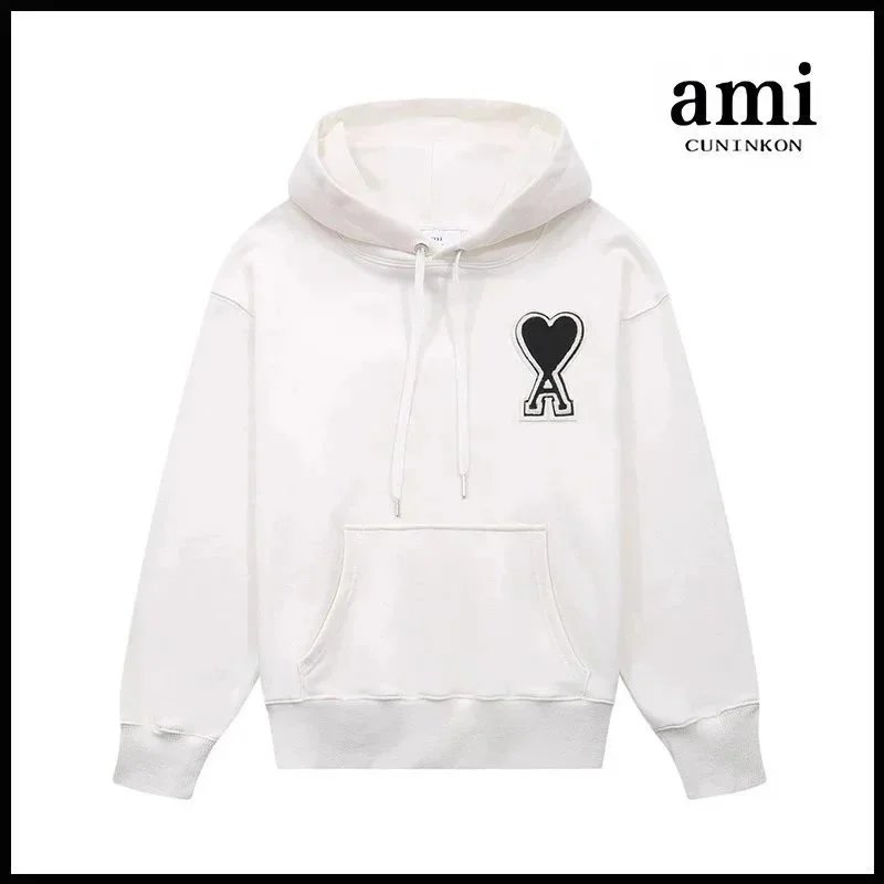 AMI Paris Heart Logo Sweatshirt & Hoodie [40 styles] - High Quality - Thumbnail 8