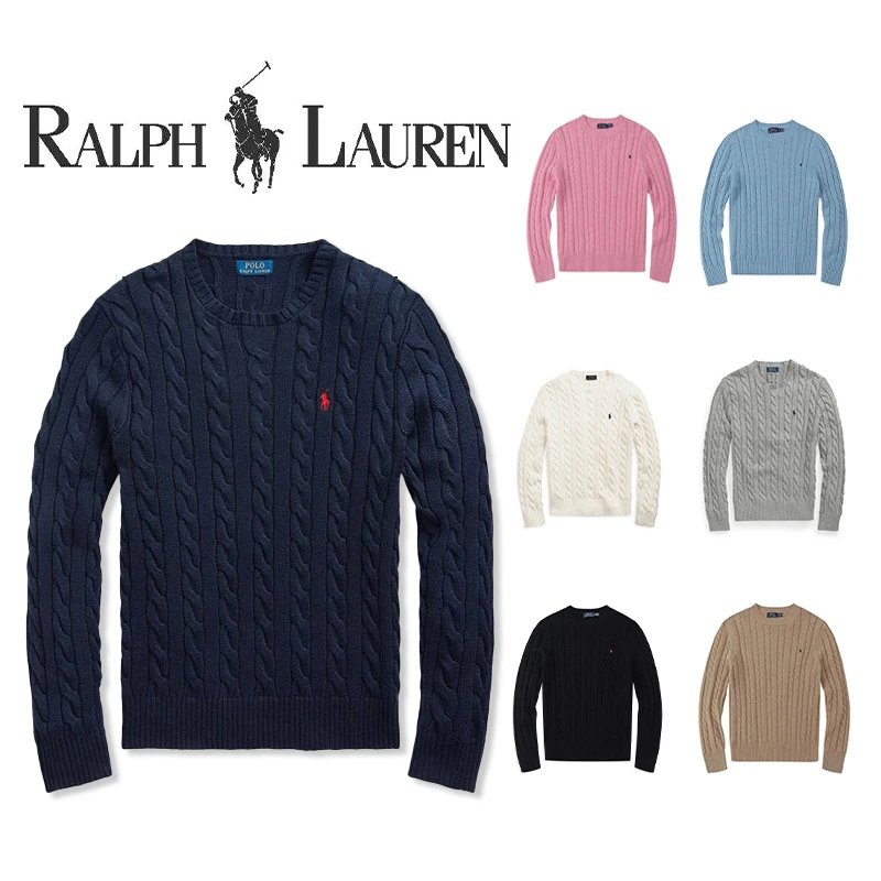 POLO Ralph Lauren Cable Knit Sweater [Available in 6 Colors]