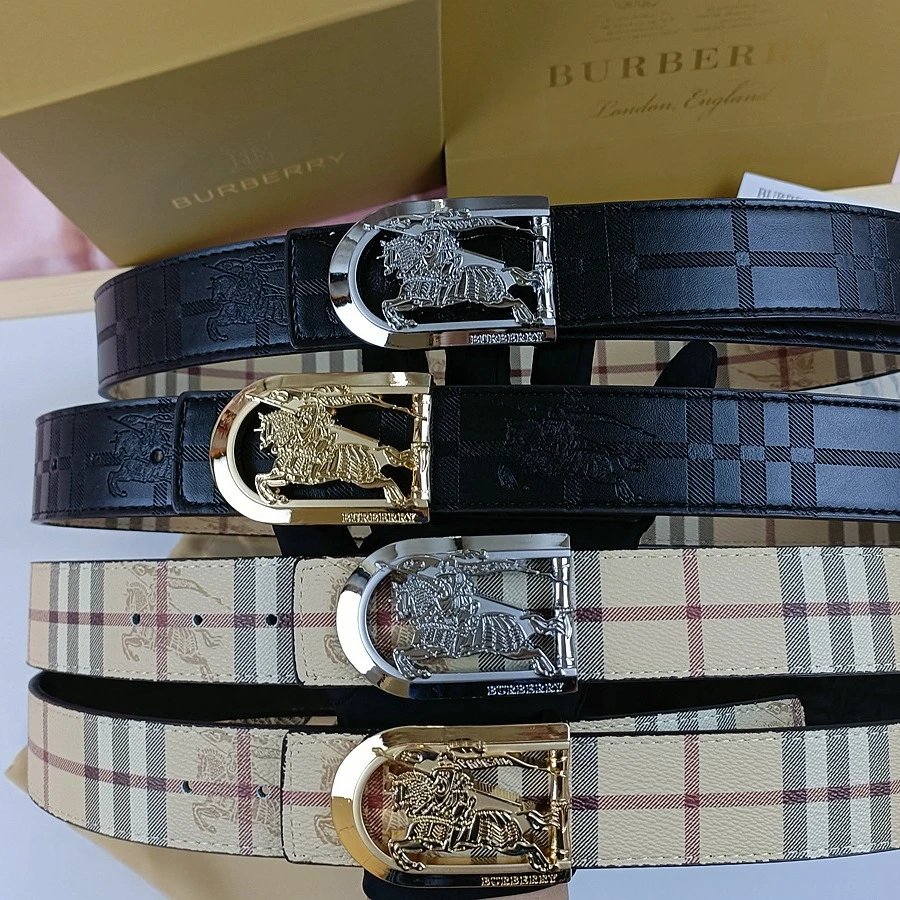 Burberry Equestrian Knight Buckle Belt