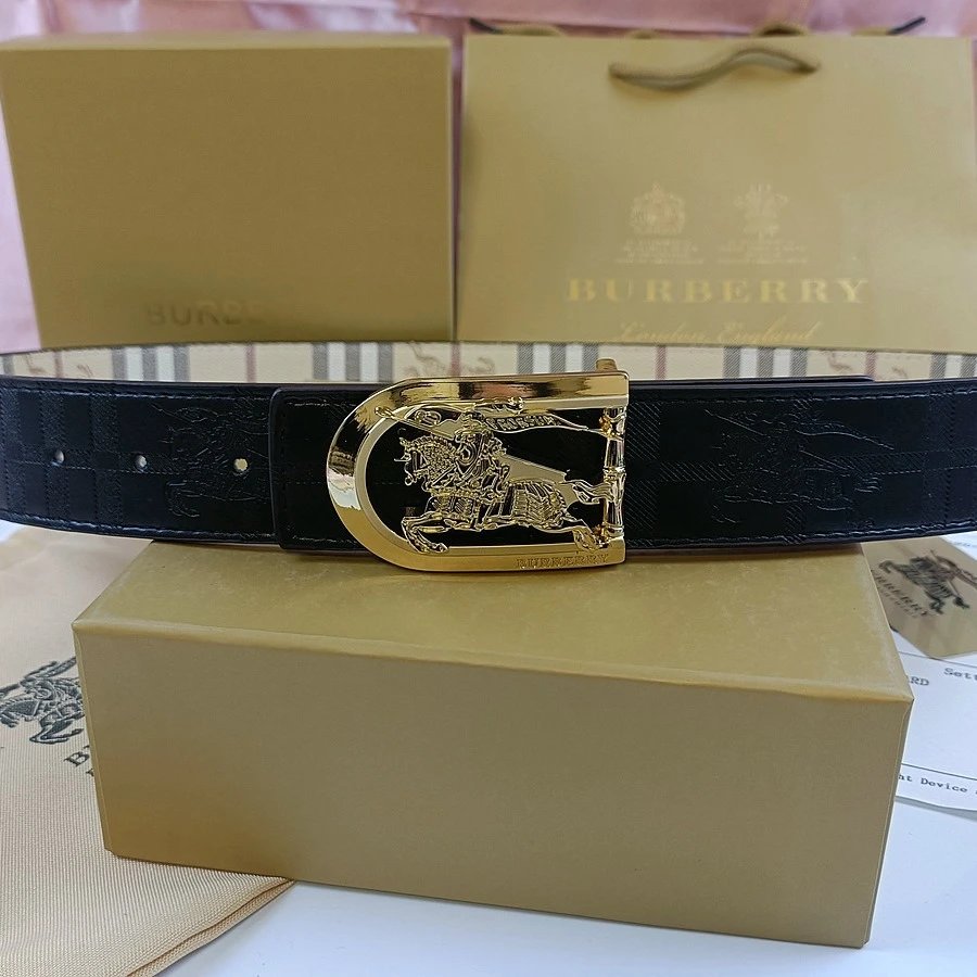 Burberry Equestrian Knight Buckle Belt - Thumbnail 4