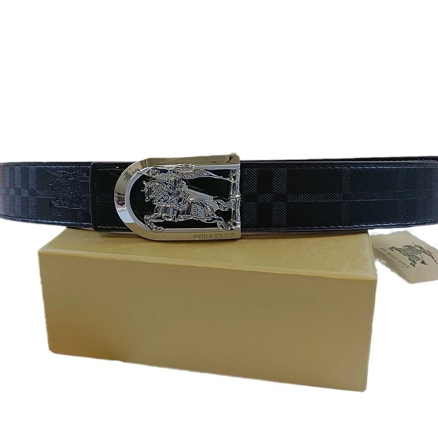 Burberry Equestrian Knight Buckle Belt - Thumbnail 5