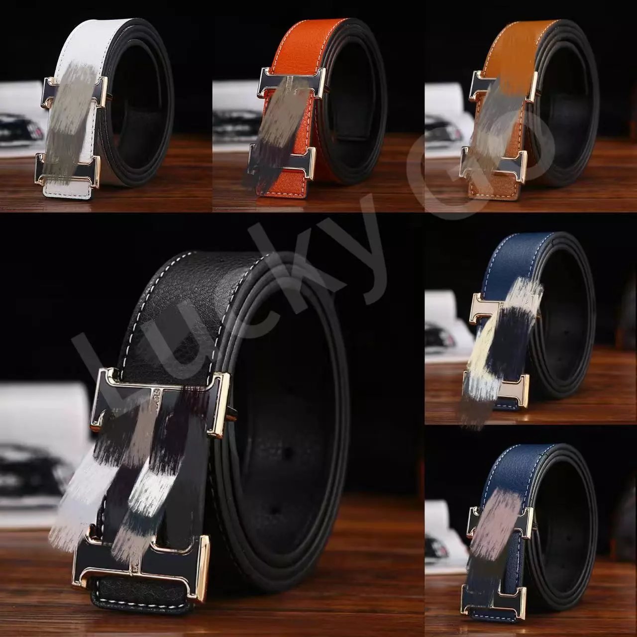 Hermes H Buckle Belt / LV Belt / BURBERRY Belt [Multiple Colors Available]