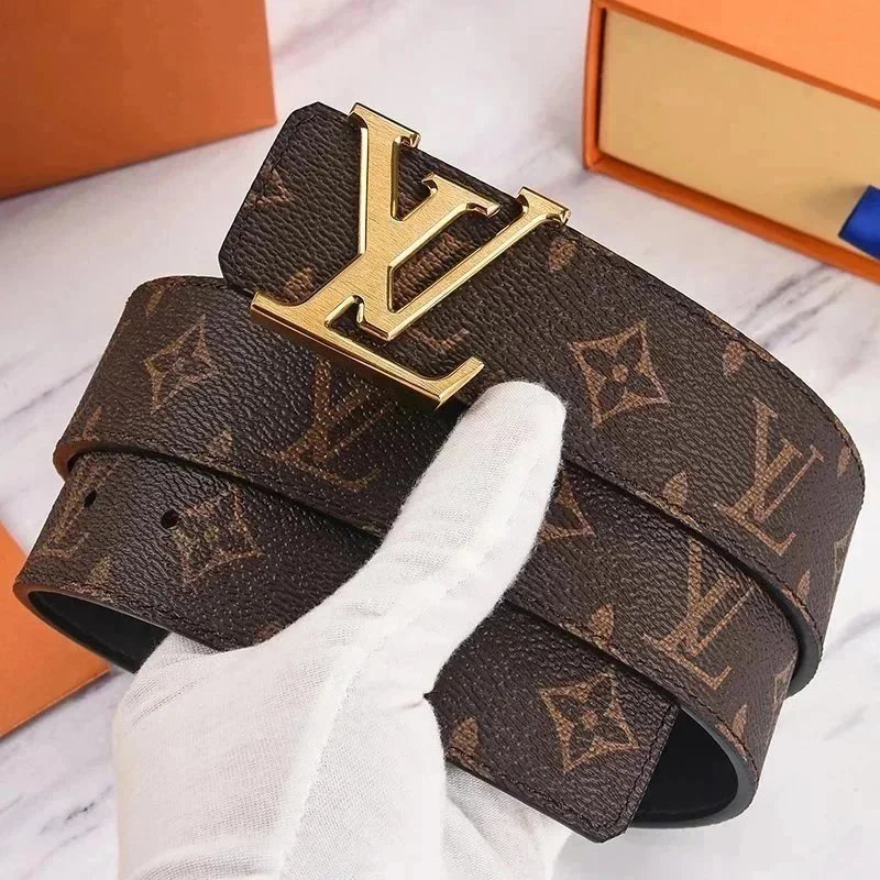 Louis Vuitton Damier Ebene & Monogram Belt [Multiple Styles] - Thumbnail 11