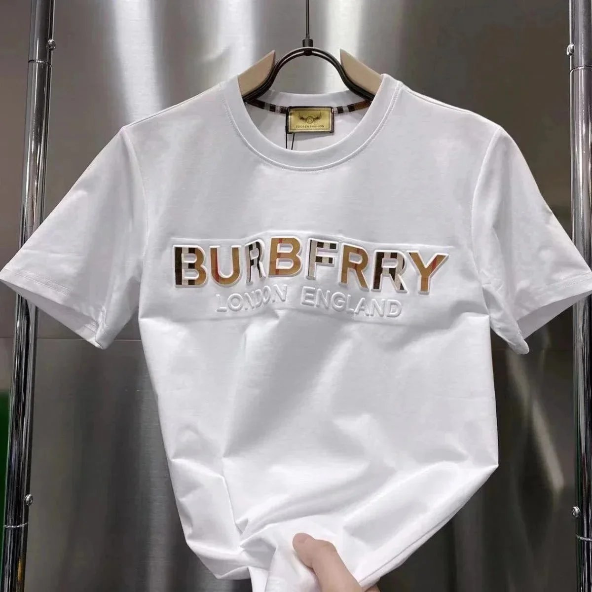 BURBERRY Embossed Logo Sweatshirt [High Quality] - Thumbnail 3