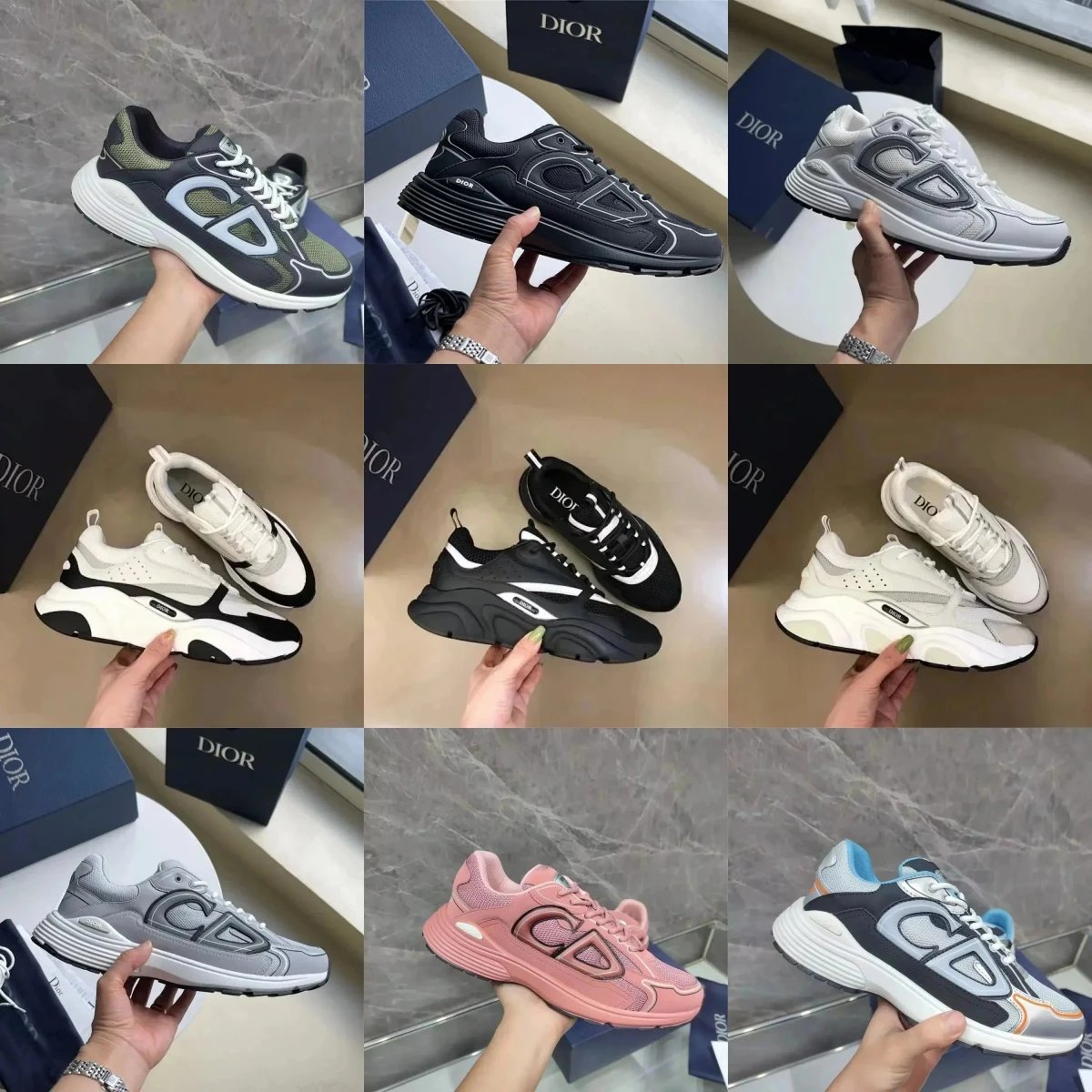 Dior B30 Mesh Sneakers [High Quality]