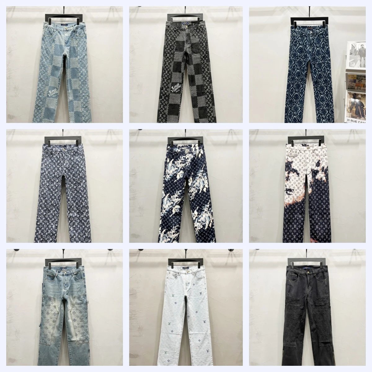 Louis Vuitton Monogram Jeans [Top Quality