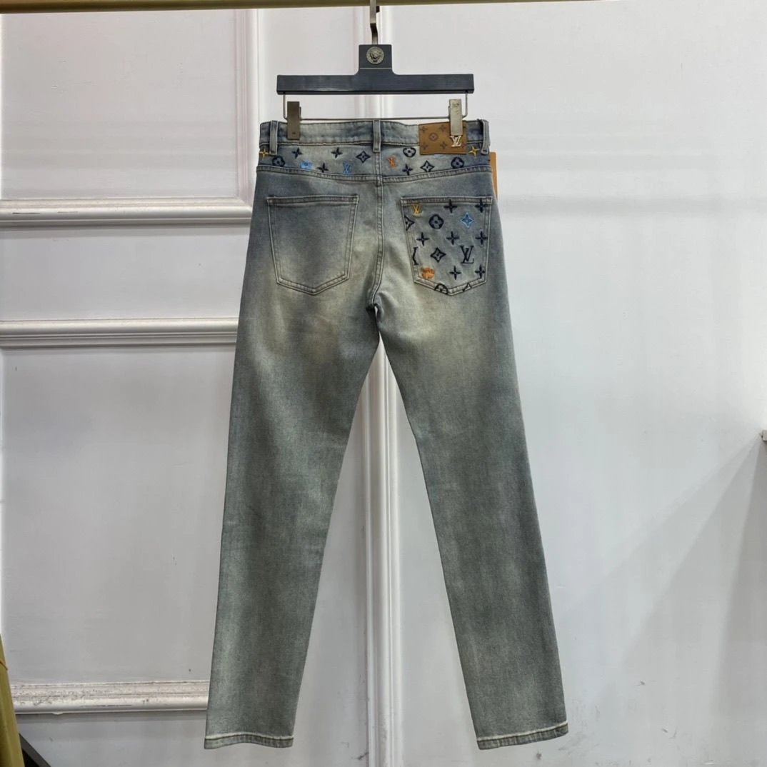 Louis Vuitton Monogram Jeans [Top Quality - Thumbnail 7