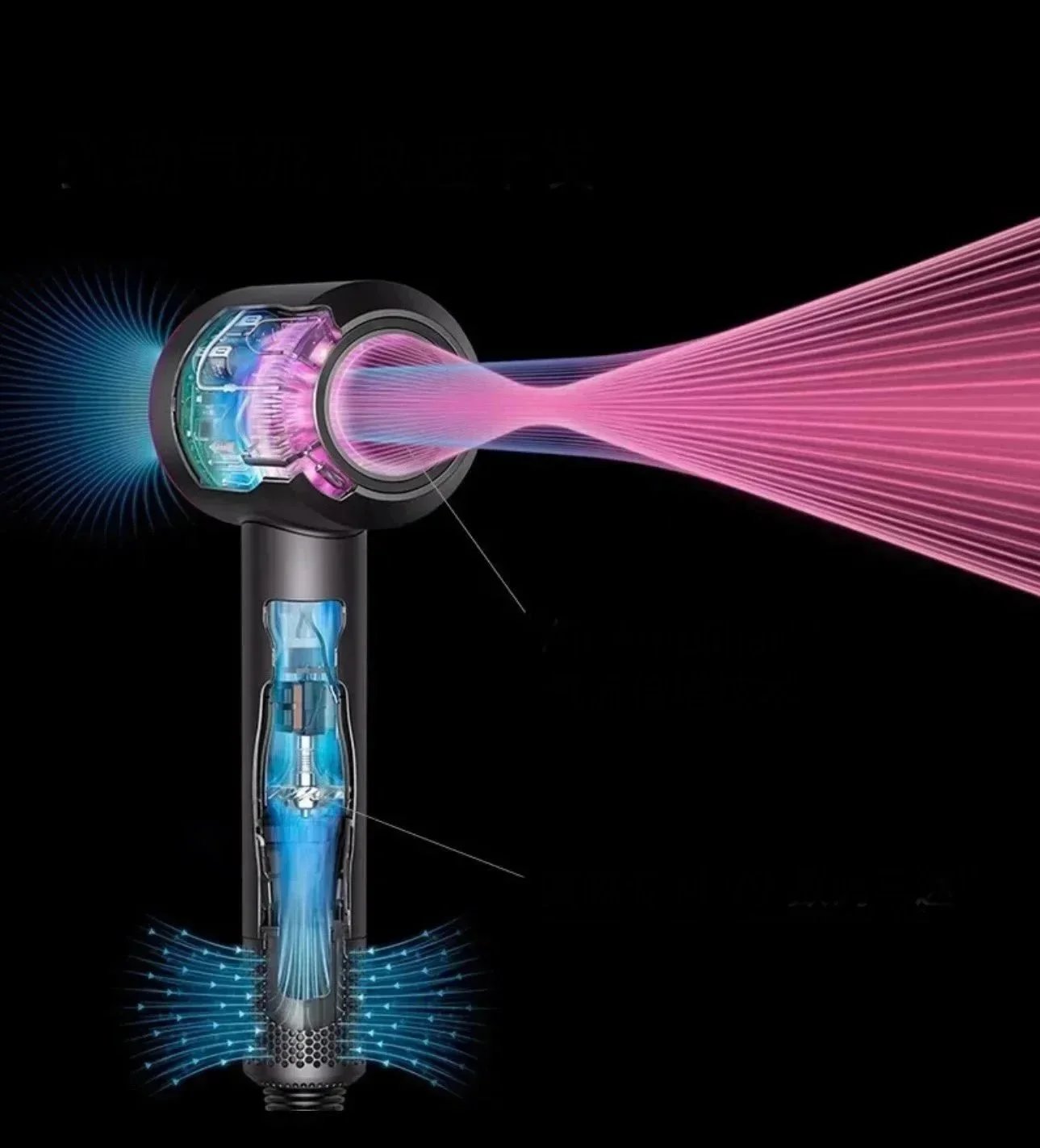 X9 Hair Dryer [20 Billion Negative Ions - Thumbnail 3