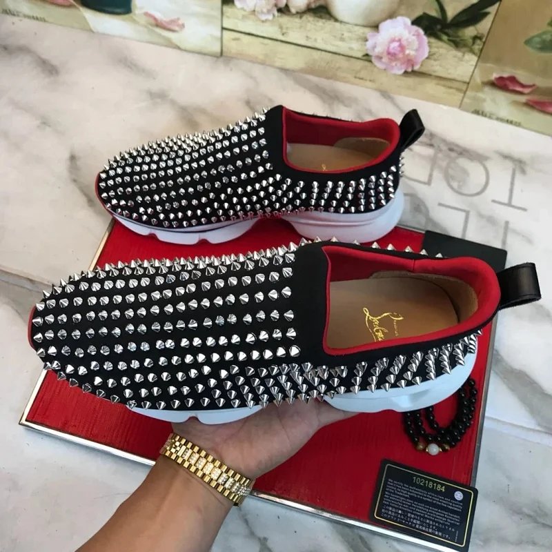 Christian Louboutin Louis Junior Spikes Sneakers - Thumbnail 7