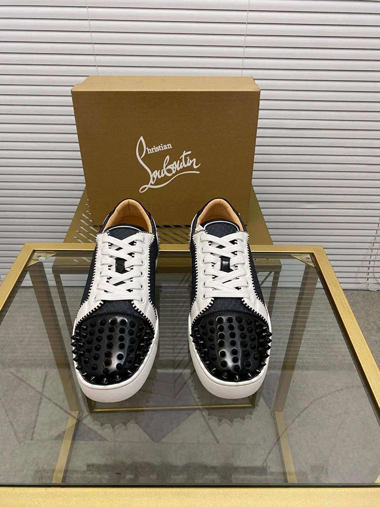 Christian Louboutin Louis Junior Spikes Sneakers - Thumbnail 8