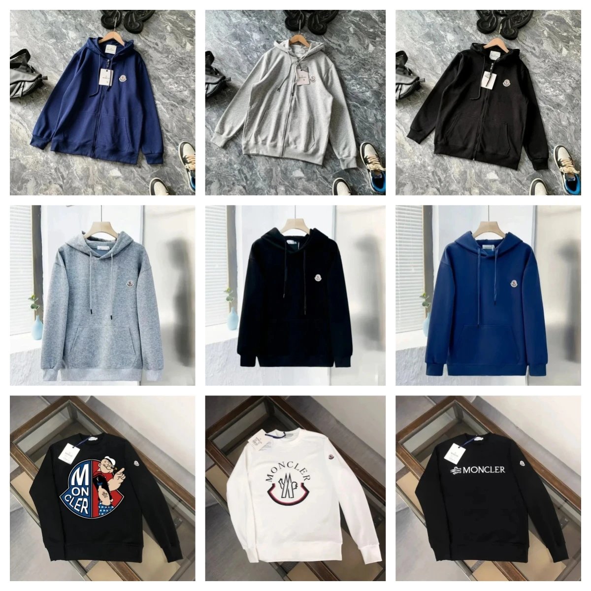 Moncler Hoodie/Sweatshirt [Multiple Styles & Colors]