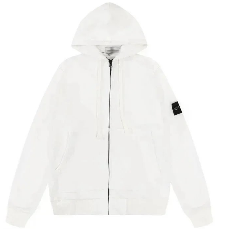 Stone Island Ribbed Zip-Up Sweater - Thumbnail 8