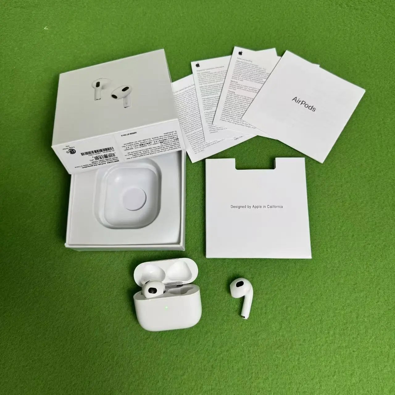 Apple AirPods Pro Wireless Earbuds [with Charging Case & Documentation]