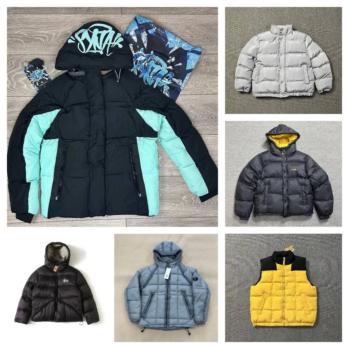 Syna World Stussy Corteiz Down Jacket [Multiple Styles]