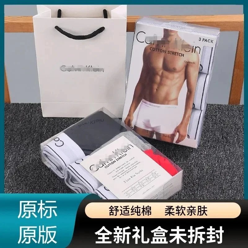 Calvin Klein Cotton Stretch Low Rise Trunks 3-Pack