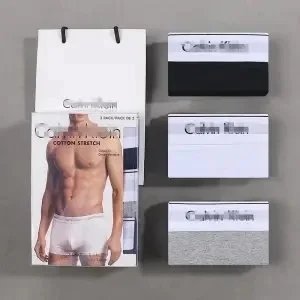 Calvin Klein Cotton Stretch Low Rise Trunks 3-Pack - Thumbnail 2