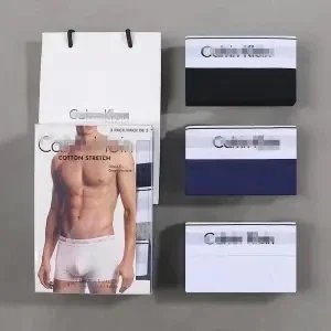 Calvin Klein Cotton Stretch Low Rise Trunks 3-Pack - Thumbnail 4