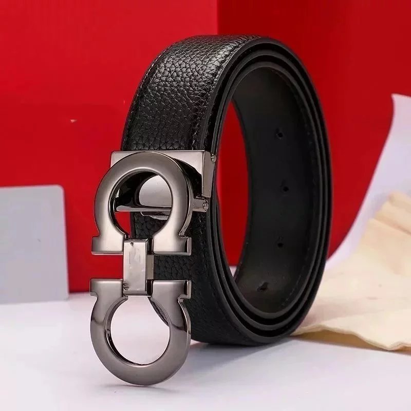 Ferragamo Gancini Buckle Belt / LV Louis Vuitton Belt / AMIRI Belt - Thumbnail 2