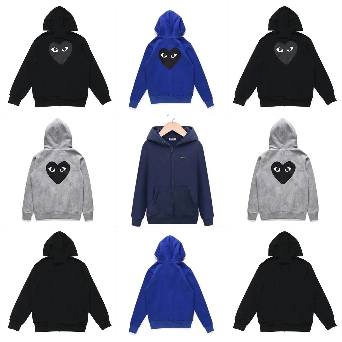 CDG Play Heart Eyes Hoodie