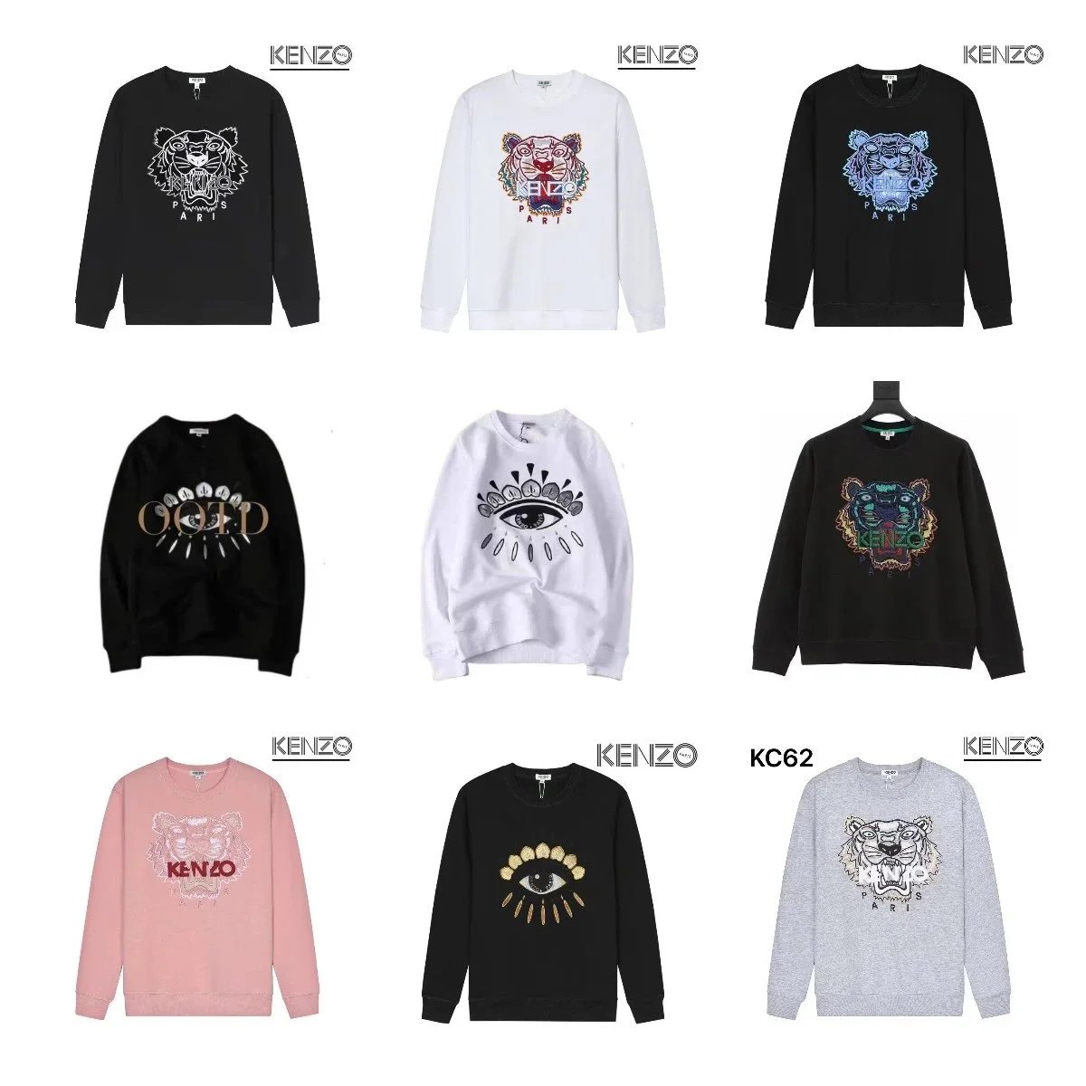 Kenzo Tiger & Eye Motif Sweatshirt