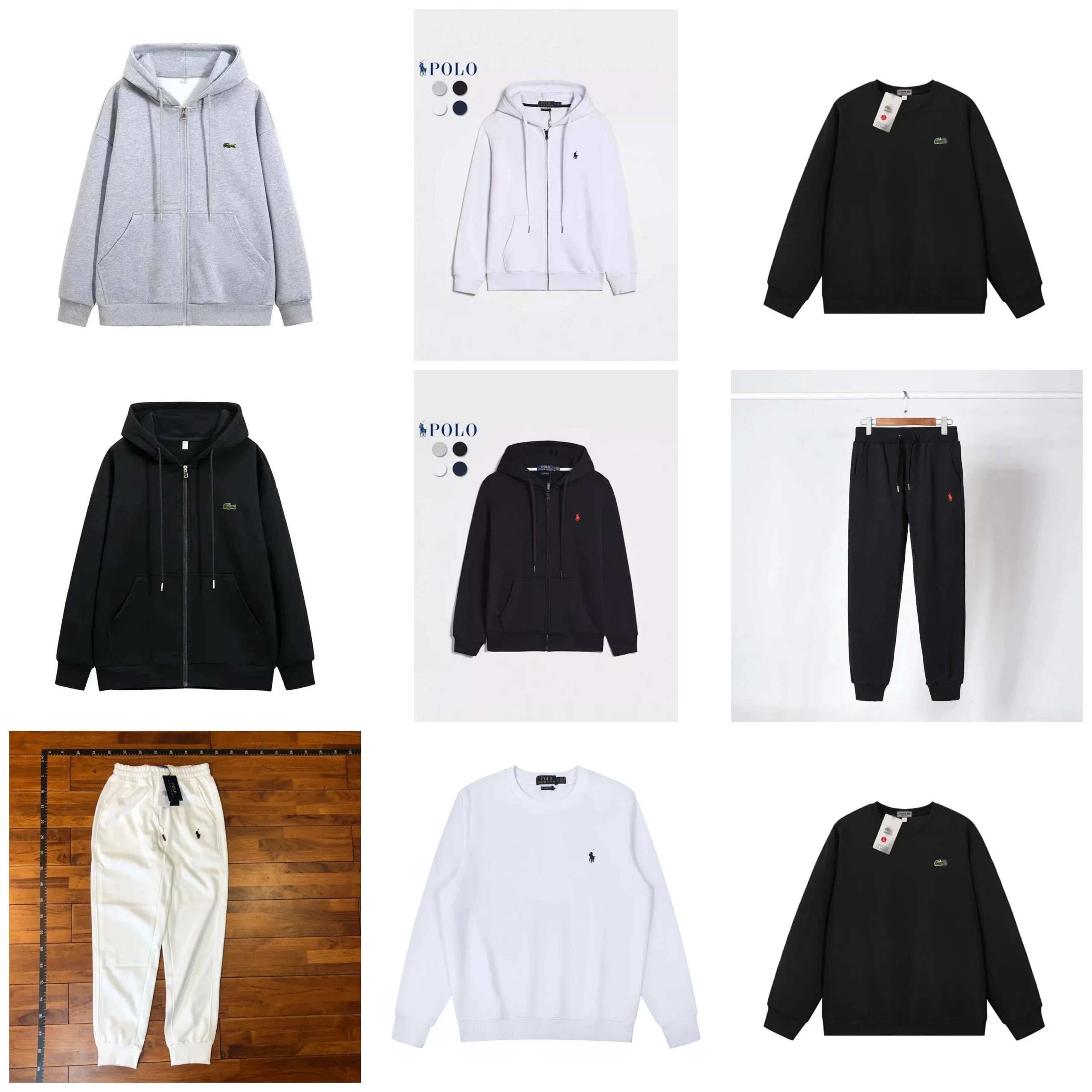 Ralph Lauren hoodie/Down Jacket / Lacoste hoodie