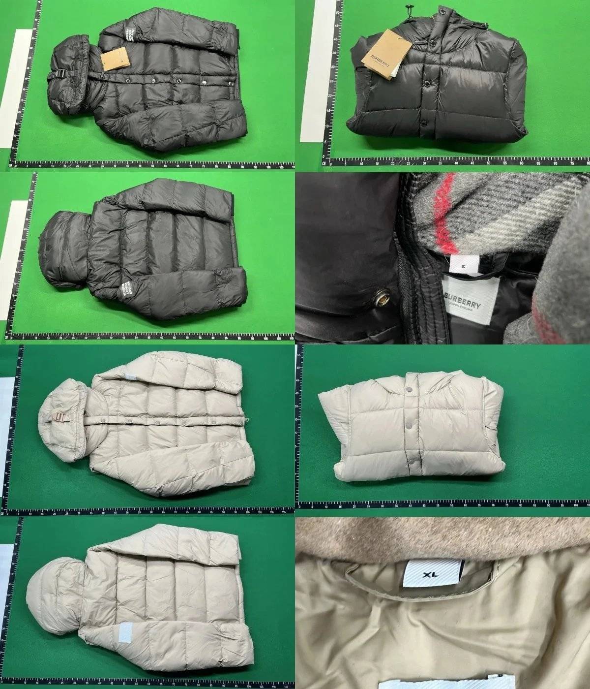 Burberry Down Jacket with Classic Check Hood Lining - Thumbnail 11