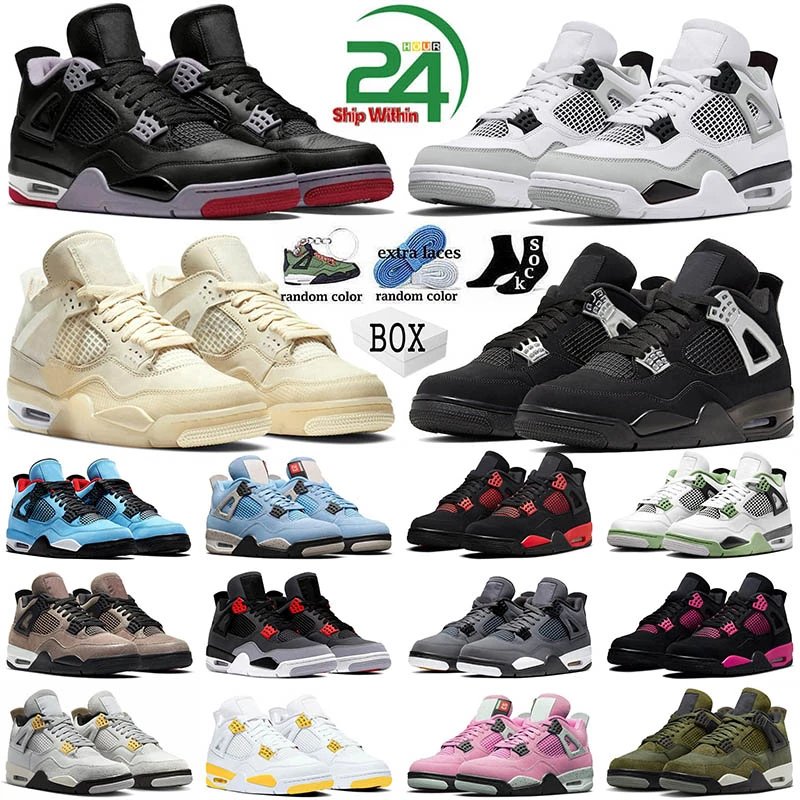 Air Jordan 4 Sneakers [Multiple Colorways]