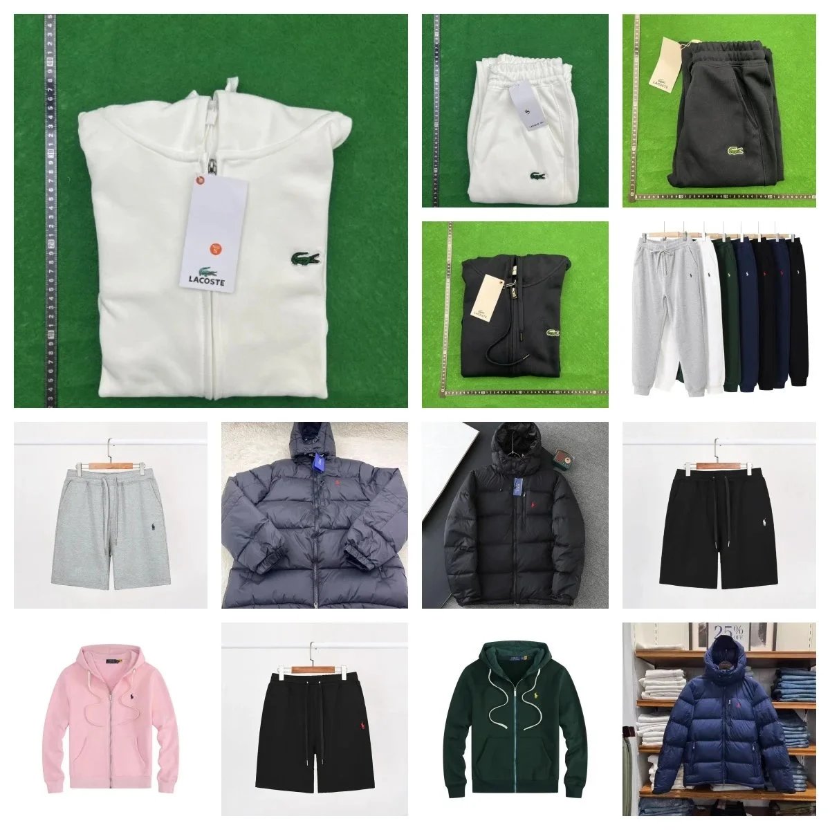 Lacoste & Ralph Lauren Hoodies
