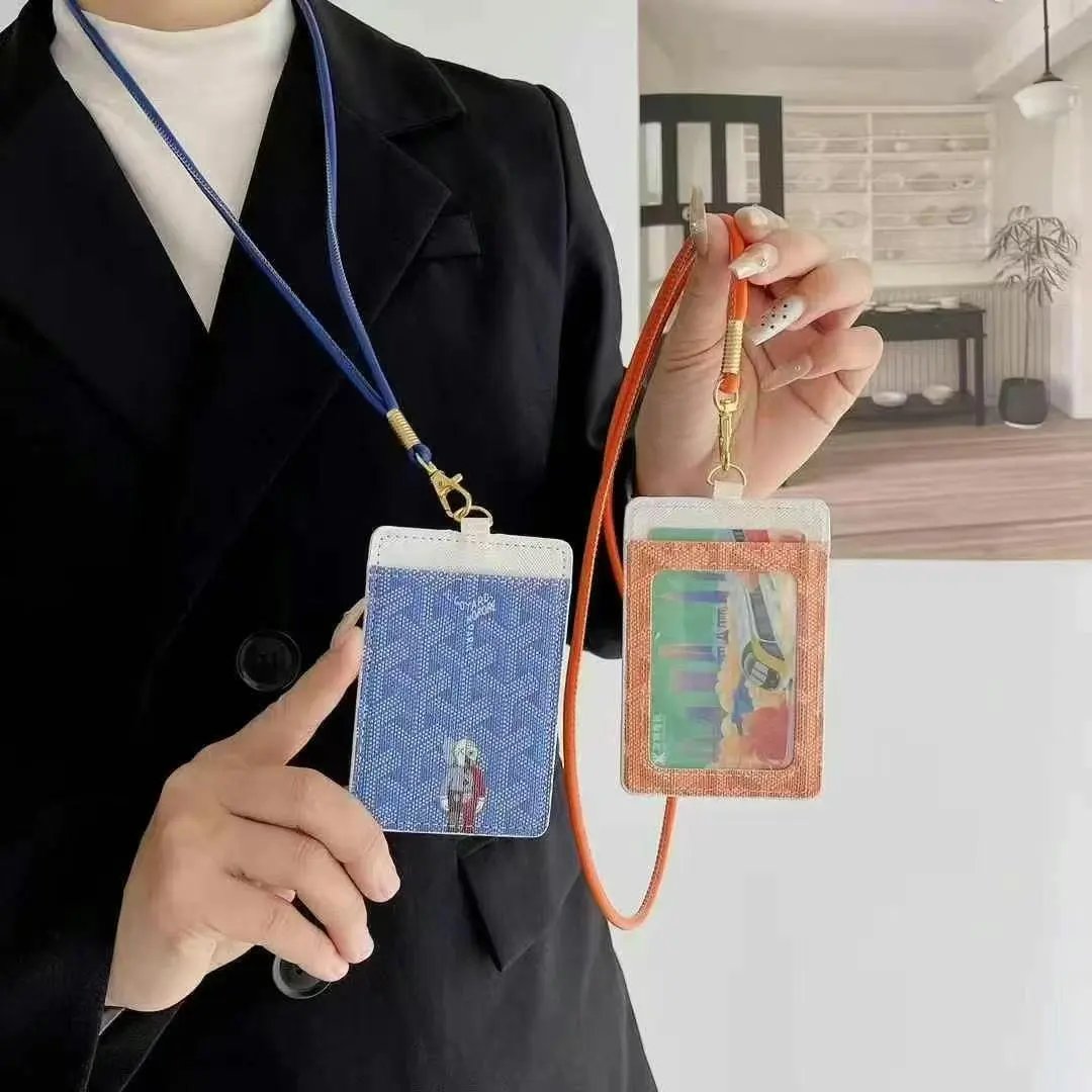 Prada Saffiano & Goyard Saint Louis Card Holder Lanyards - Thumbnail 6