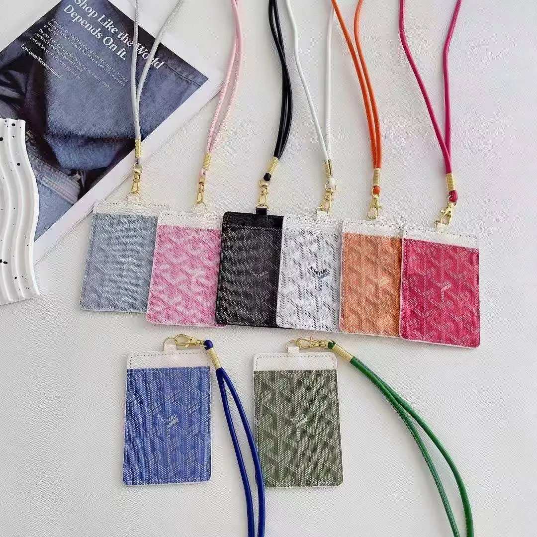 Prada Saffiano & Goyard Saint Louis Card Holder Lanyards - Thumbnail 8