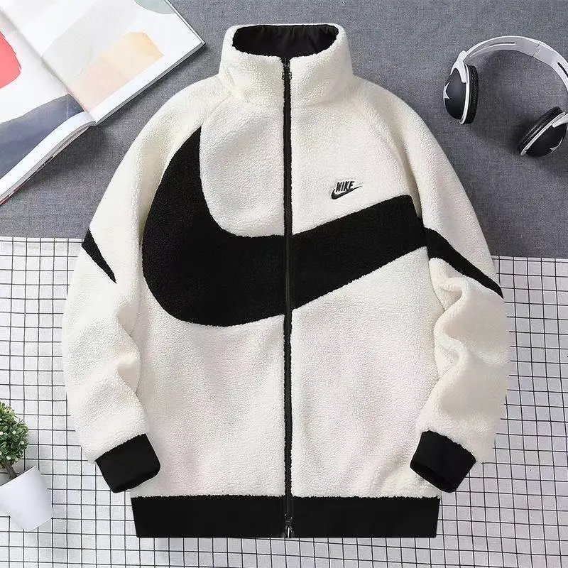 Nike Swoosh Fleece Jacket Winter Coat