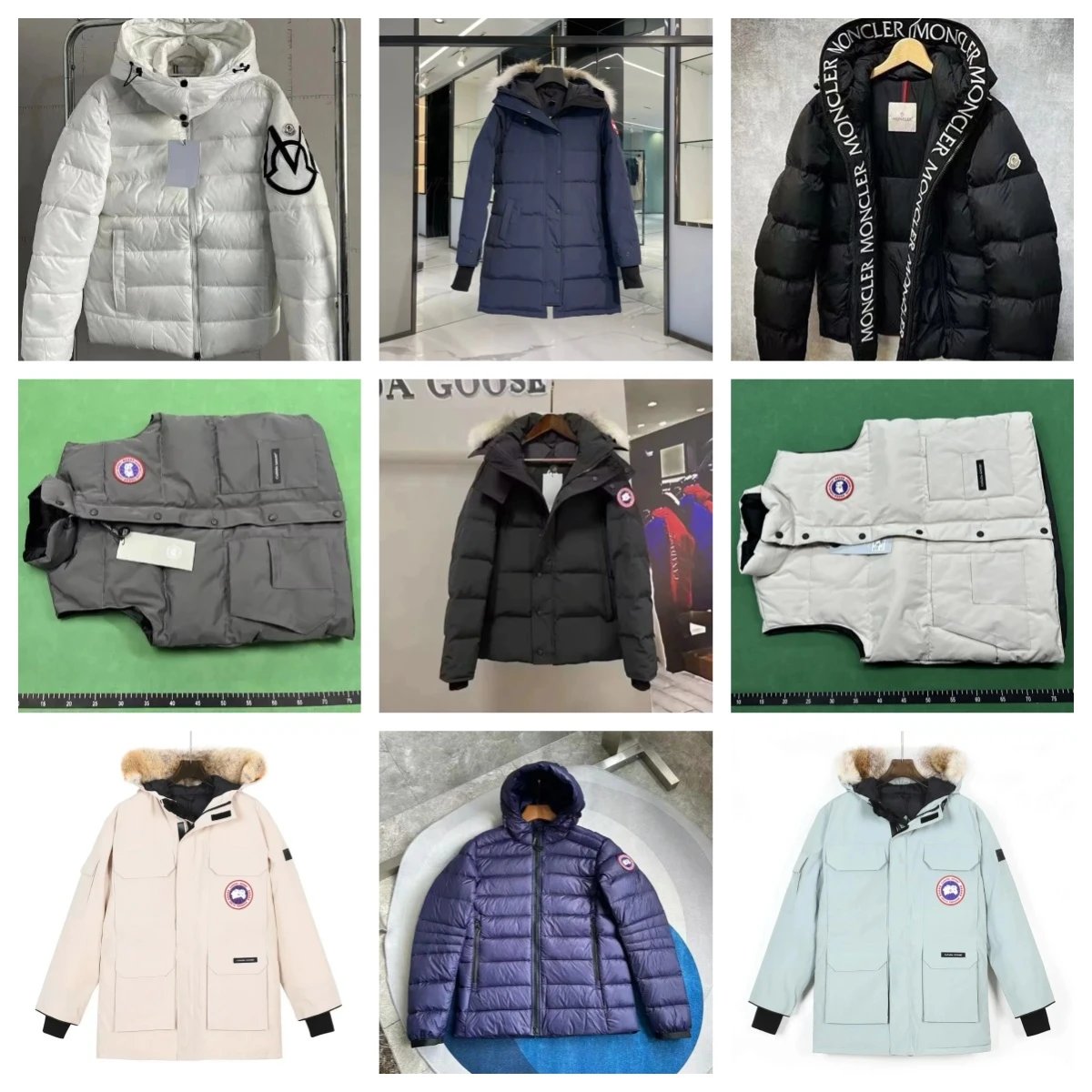 Canada Goose/Moncler/Ralph Lauren/The North Face down Jacket Vest(40 STYLE TOP)