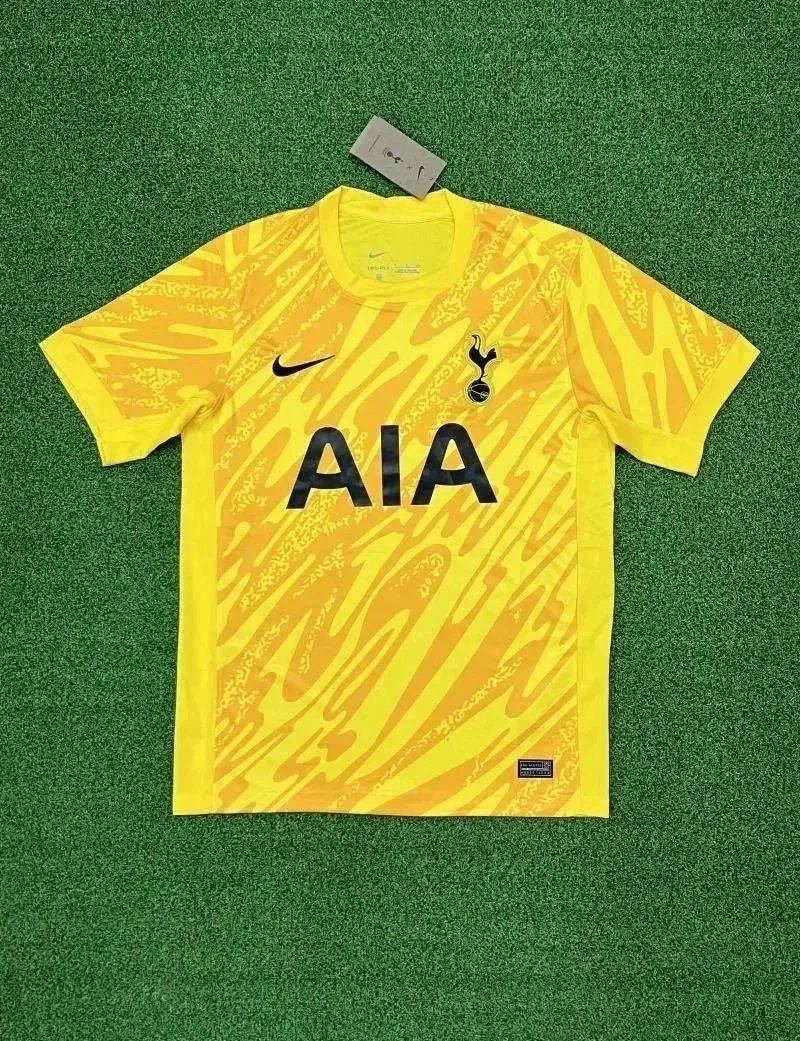 24-25 Tottenham yellow goalkeeper uniform